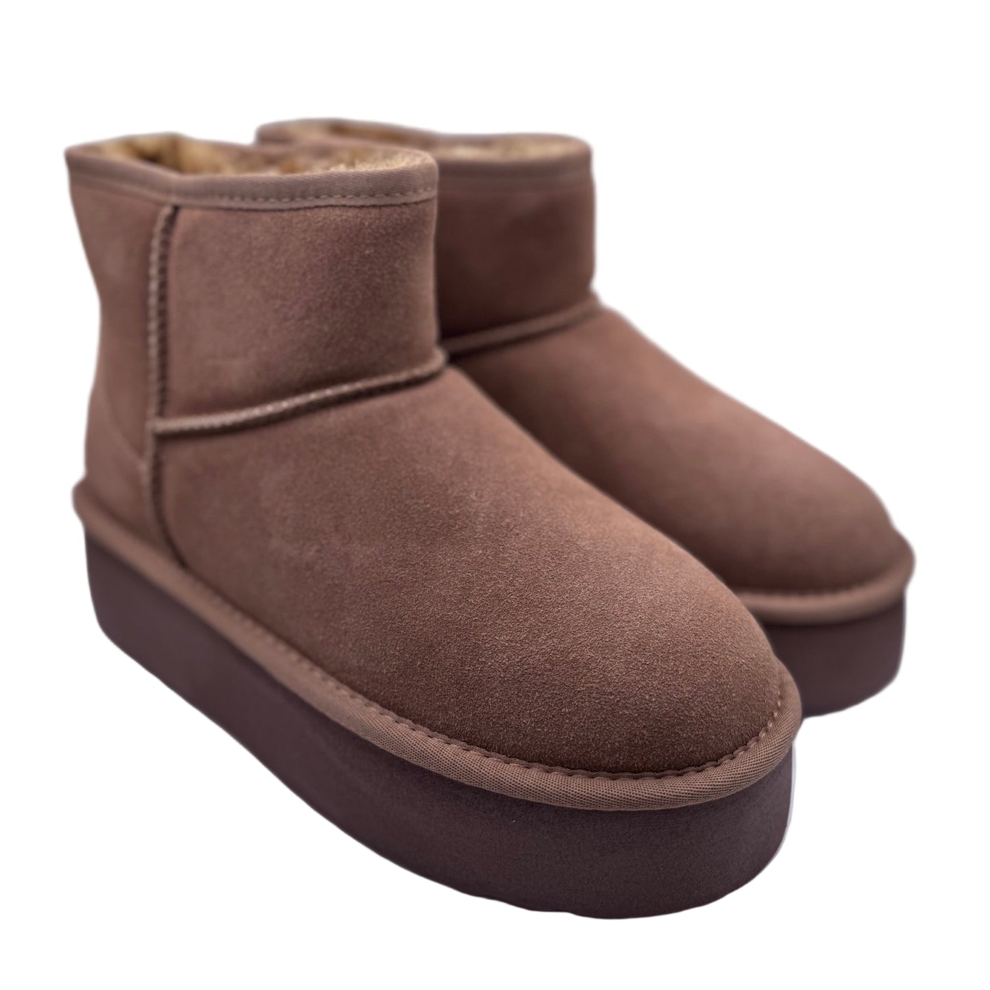 PLATEAU BOOTS MIT WARMFUTTER CAMEL