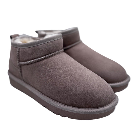 LOW BOOTS MIT WARMFUTTER TAUPE
