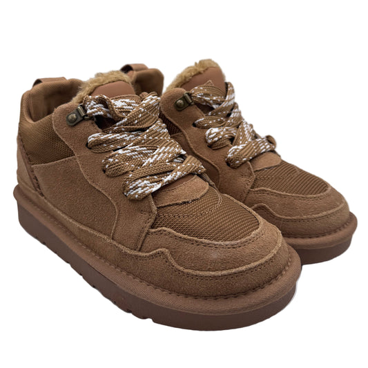 SNEAKER VELOURSLEDER MIT WARMFUTTER