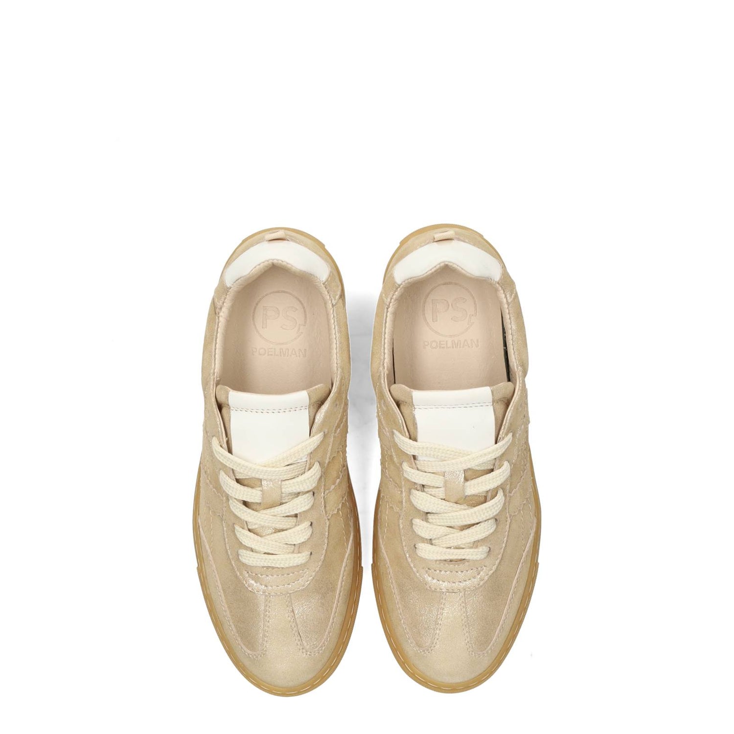 SNEAKERS VELOURS GOLD
