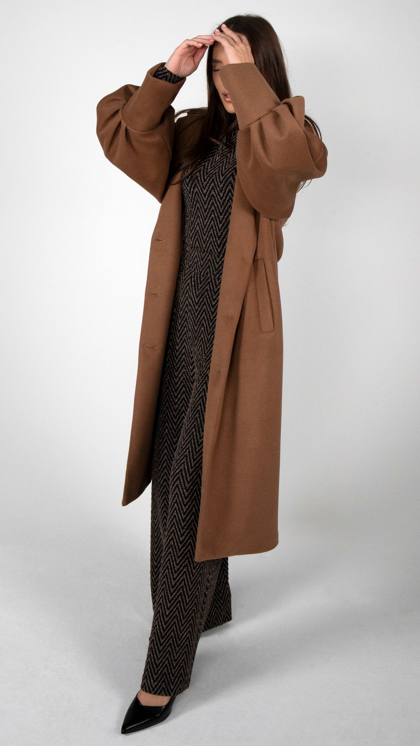 BLAZER MANTEL MIT VOLUMEN ÄRMEL