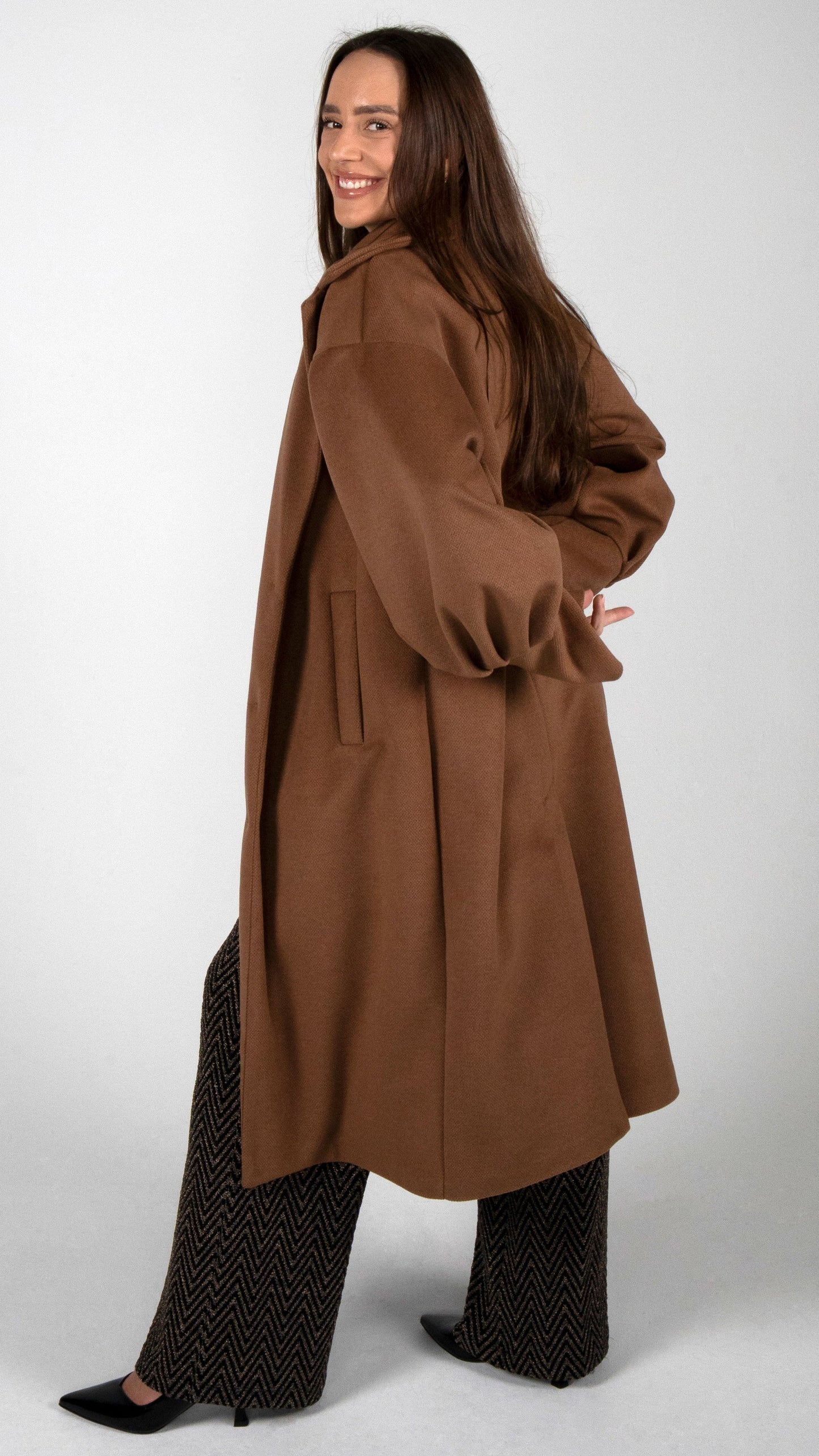 BLAZER MANTEL MIT VOLUMEN ÄRMEL