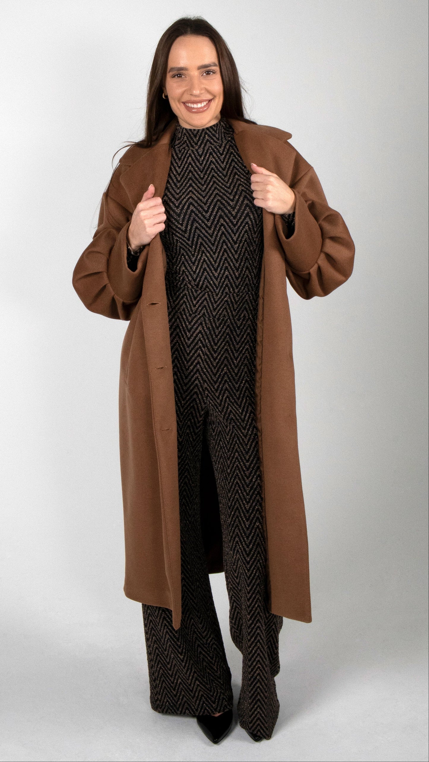 BLAZER MANTEL MIT VOLUMEN ÄRMEL