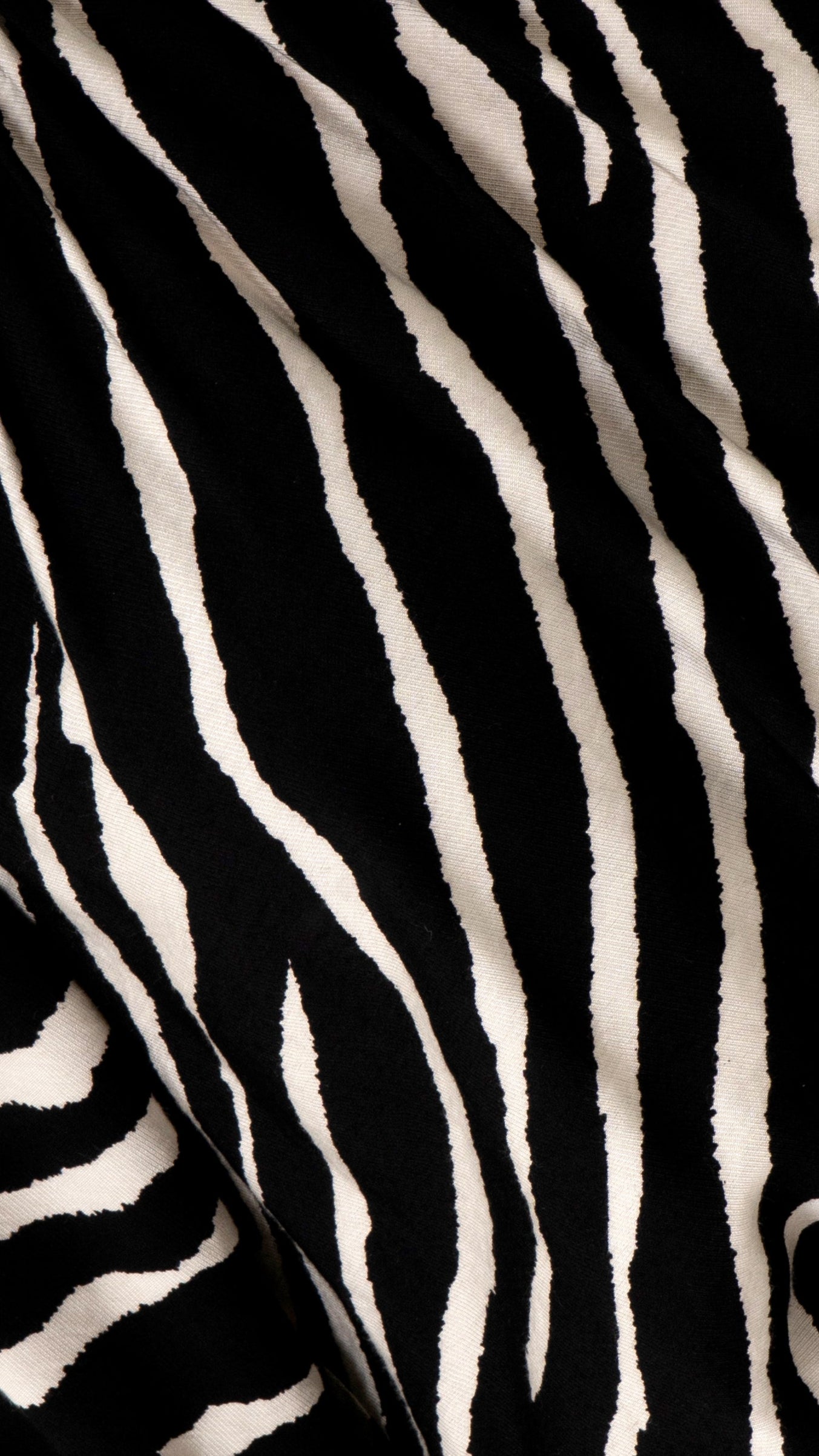 Detailansicht Material Zoom Zebra Print Stoff