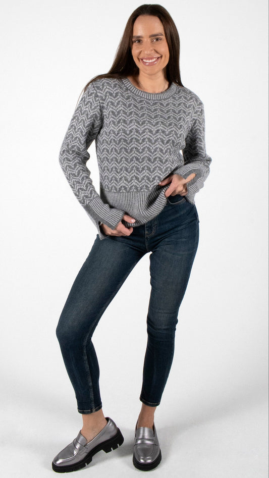 JACQUARD MUSTER PULLOVER
