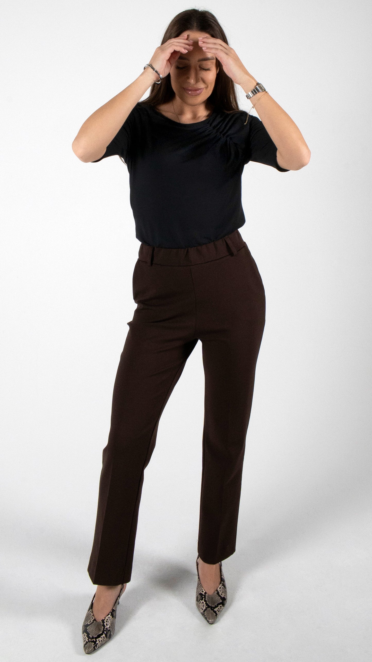 PUNTO MILANO ZIGARETTEN HOSE DUNKELBRAUN